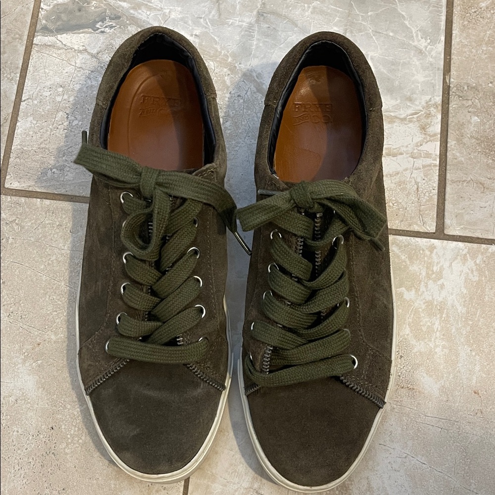 Frye & Co Sindy Suede Leather Sneakers 9M Low Top